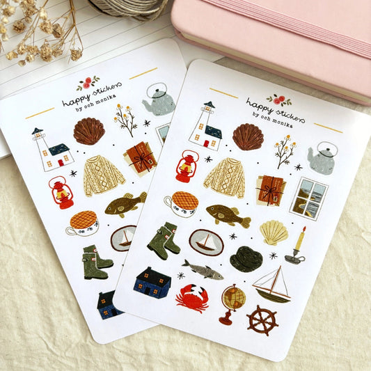 Stickers décoratifs | Och Monika | Lighthouse Keeper - Och Monika - millenotes