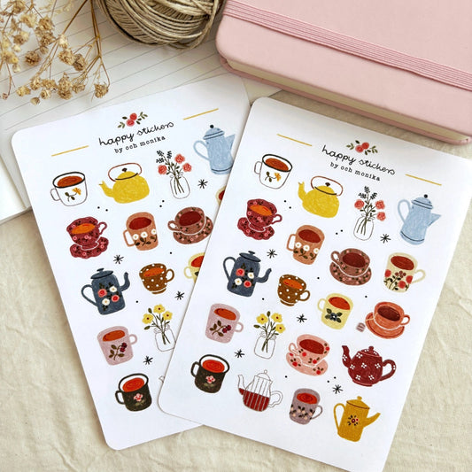 Stickers décoratifs | Och Monika | Little Teacups - Och Monika - millenotes