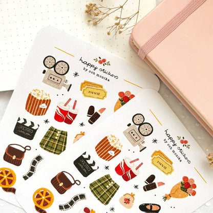 Stickers décoratifs | Och Monika | Movie Date - Och Monika - millenotes