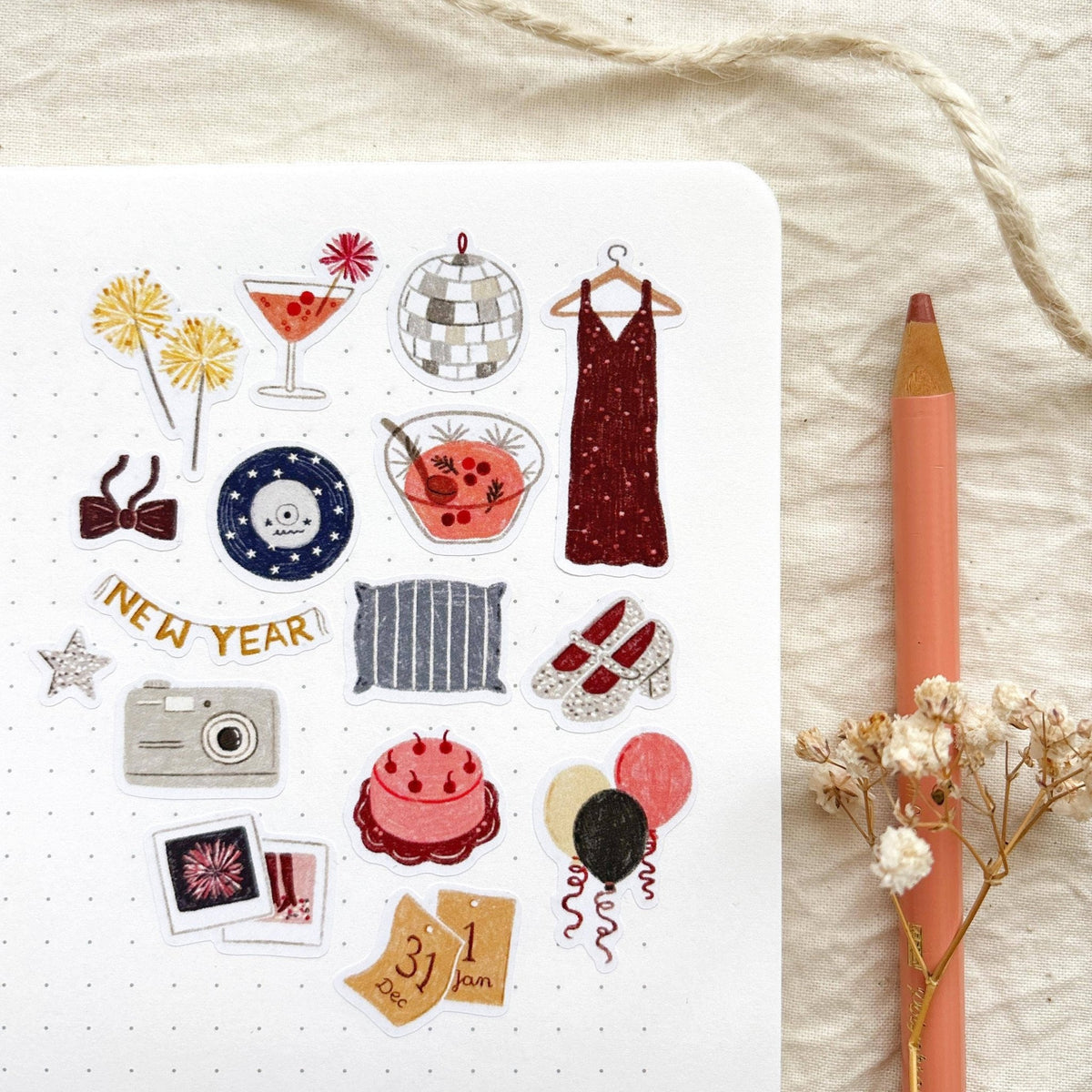 Stickers décoratifs | Och Monika | New Year’s Eve - Och Monika - millenotes