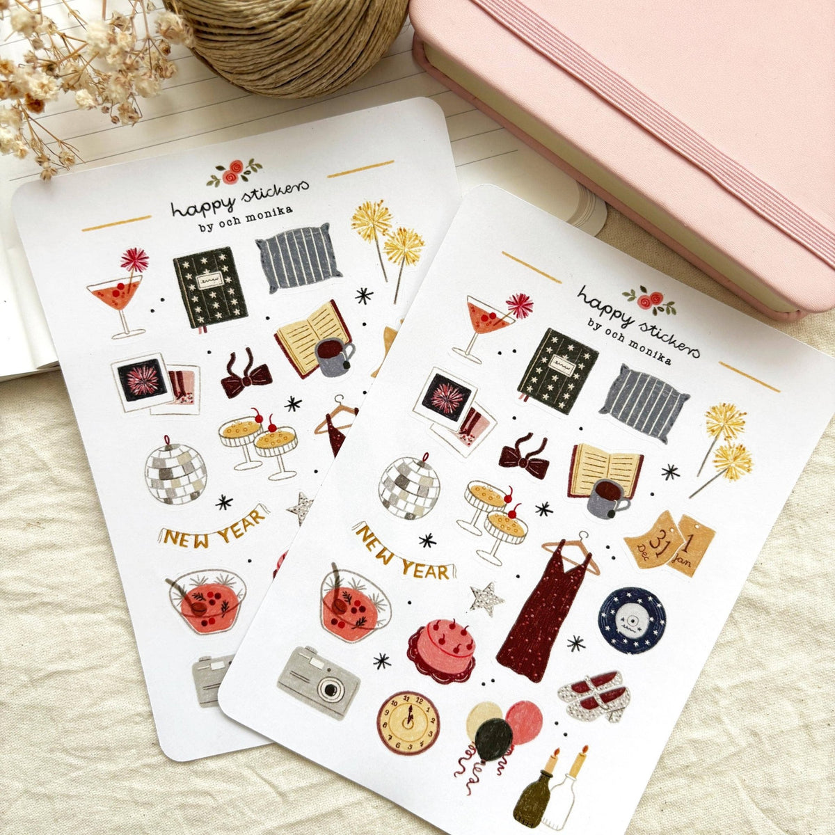 Stickers décoratifs | Och Monika | New Year’s Eve - Och Monika - millenotes