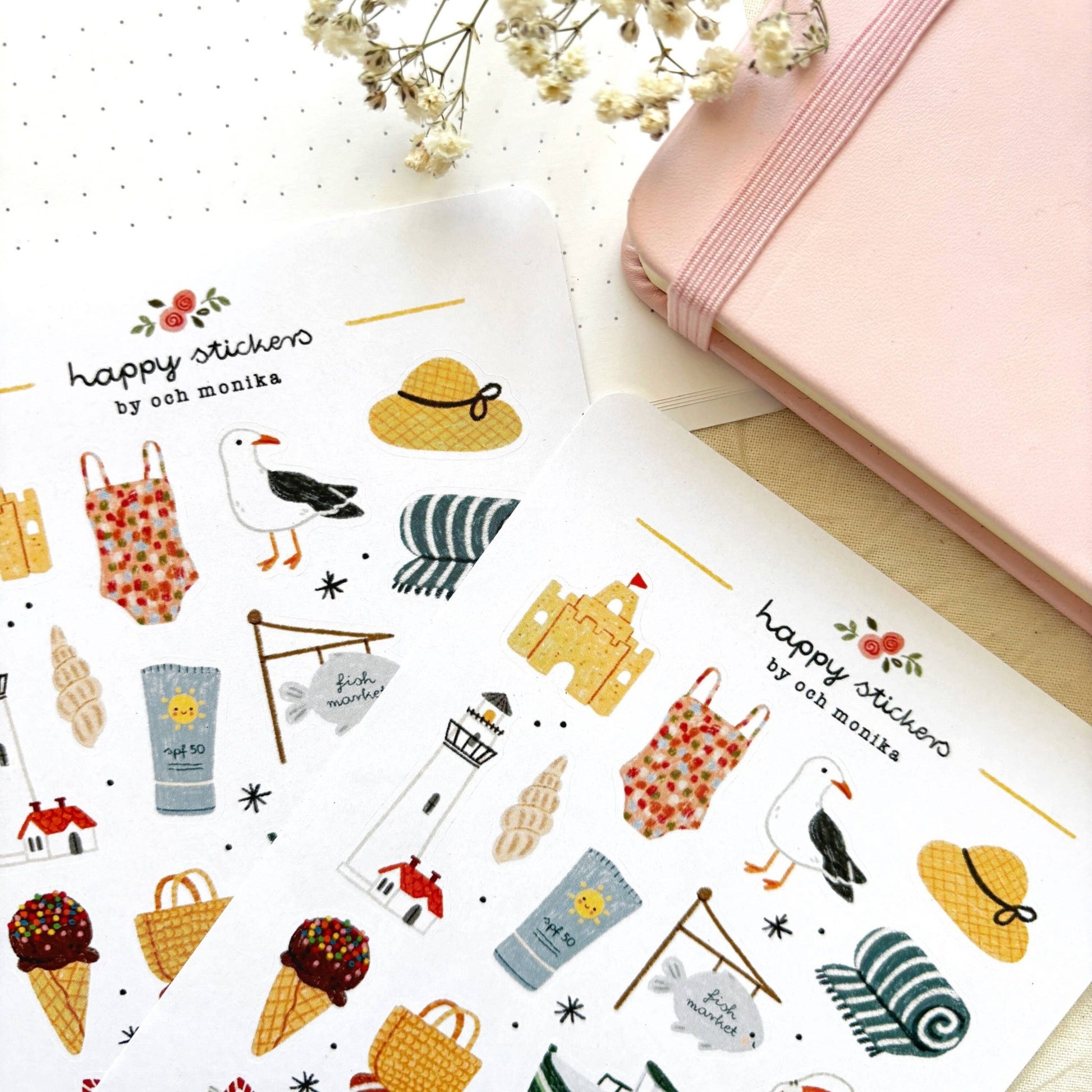 Stickers décoratifs | Och Monika | Seaside - Och Monika - millenotes