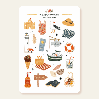 Stickers décoratifs | Och Monika | Seaside - Och Monika - millenotes