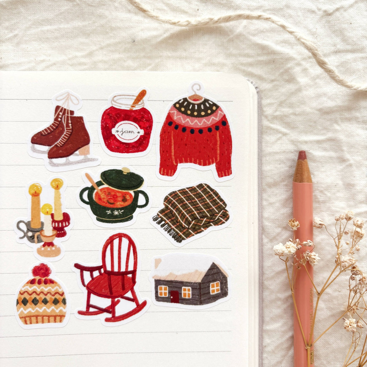 Stickers décoratifs | Och Monika | Slow Winter - Och Monika - millenotes