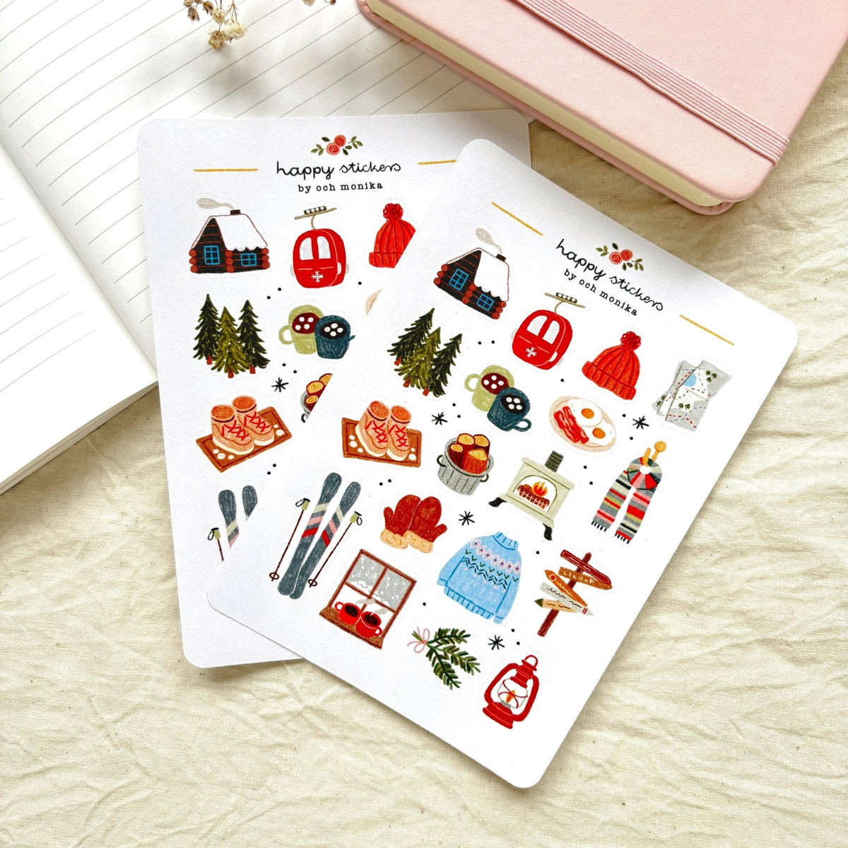 Stickers décoratifs | Och Monika | Snowy Slopes - Och Monika - millenotes