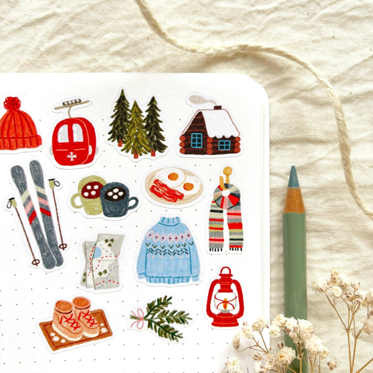 Stickers décoratifs | Och Monika | Snowy Slopes - Och Monika - millenotes