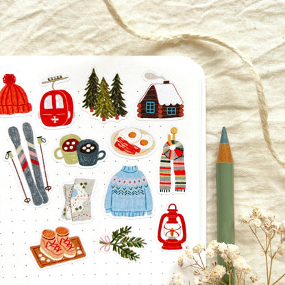 Stickers décoratifs | Och Monika | Snowy Slopes - Och Monika - millenotes