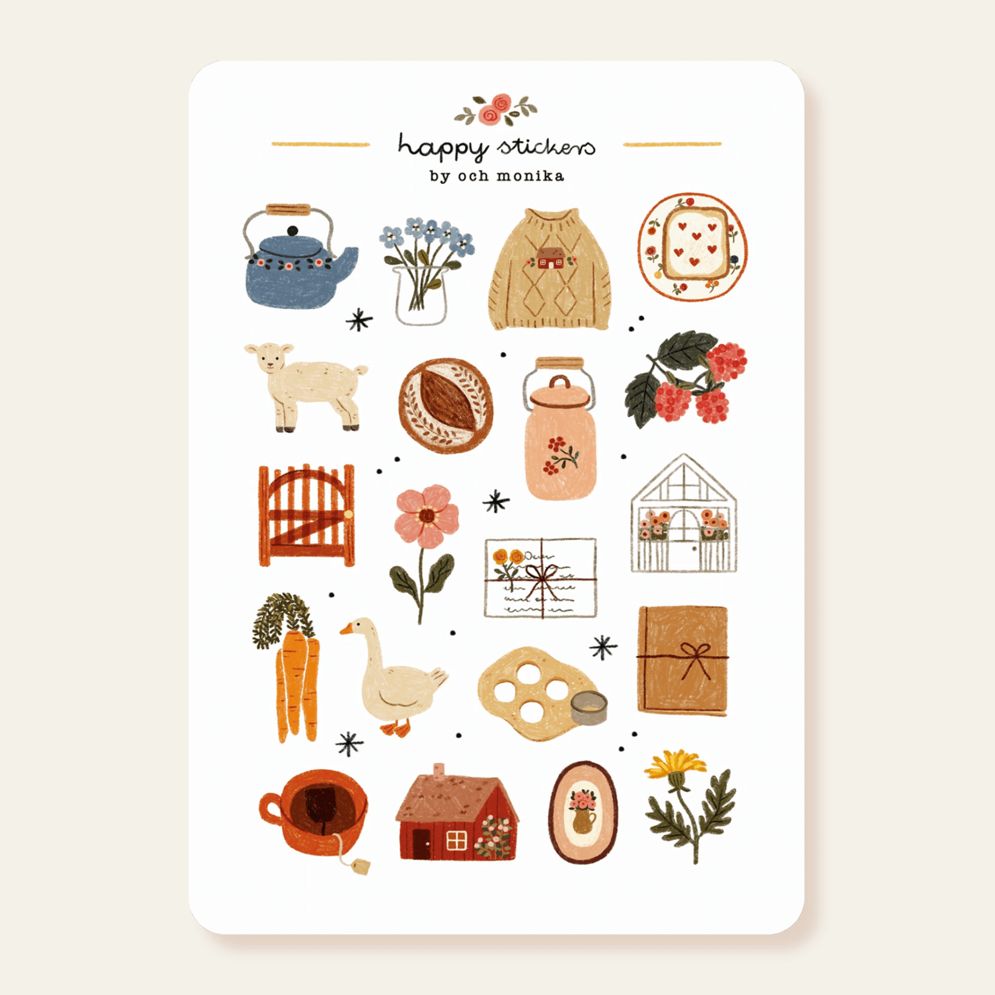 Stickers décoratifs | Och Monika | Soft Life - Och Monika - millenotes
