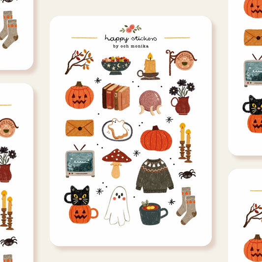 Stickers décoratifs | Och Monika | Spooky Halloween - Och Monika - millenotes