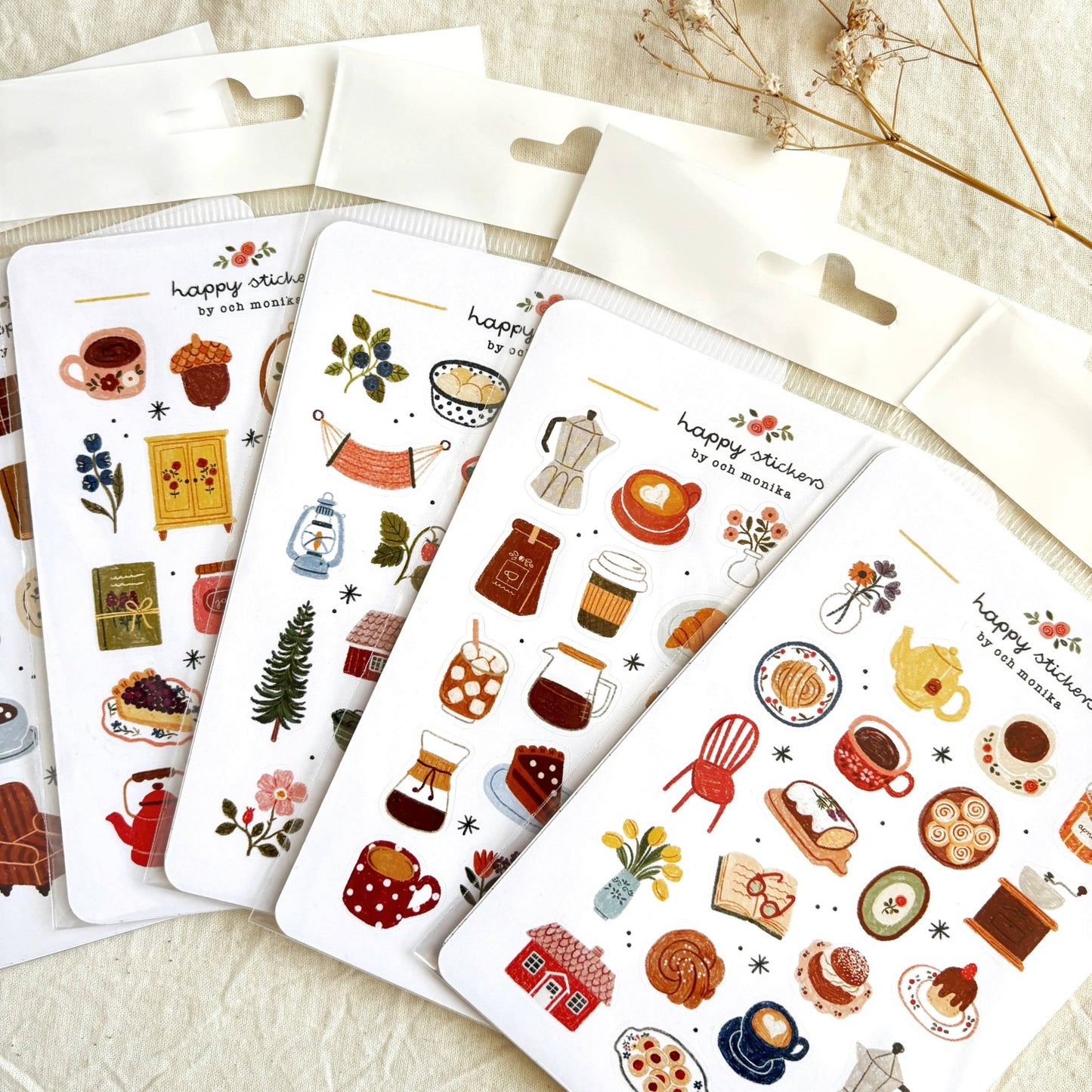 Stickers décoratifs | Och Monika | Spring Picnic - Och Monika - millenotes