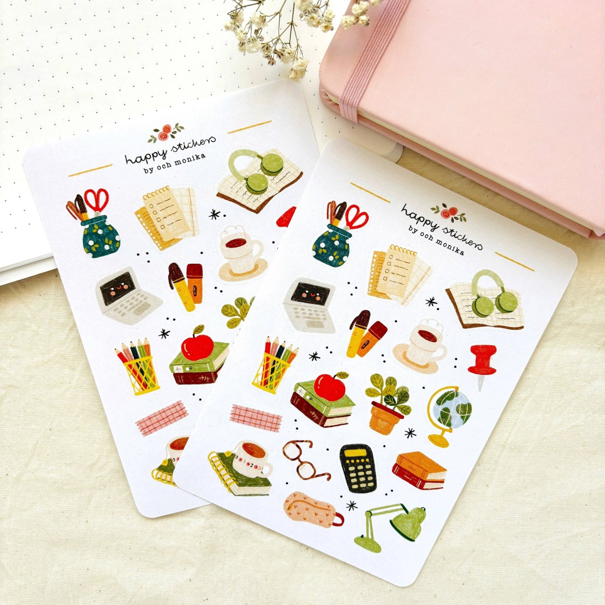Stickers décoratifs | Och Monika | Study Desk - Och Monika - millenotes