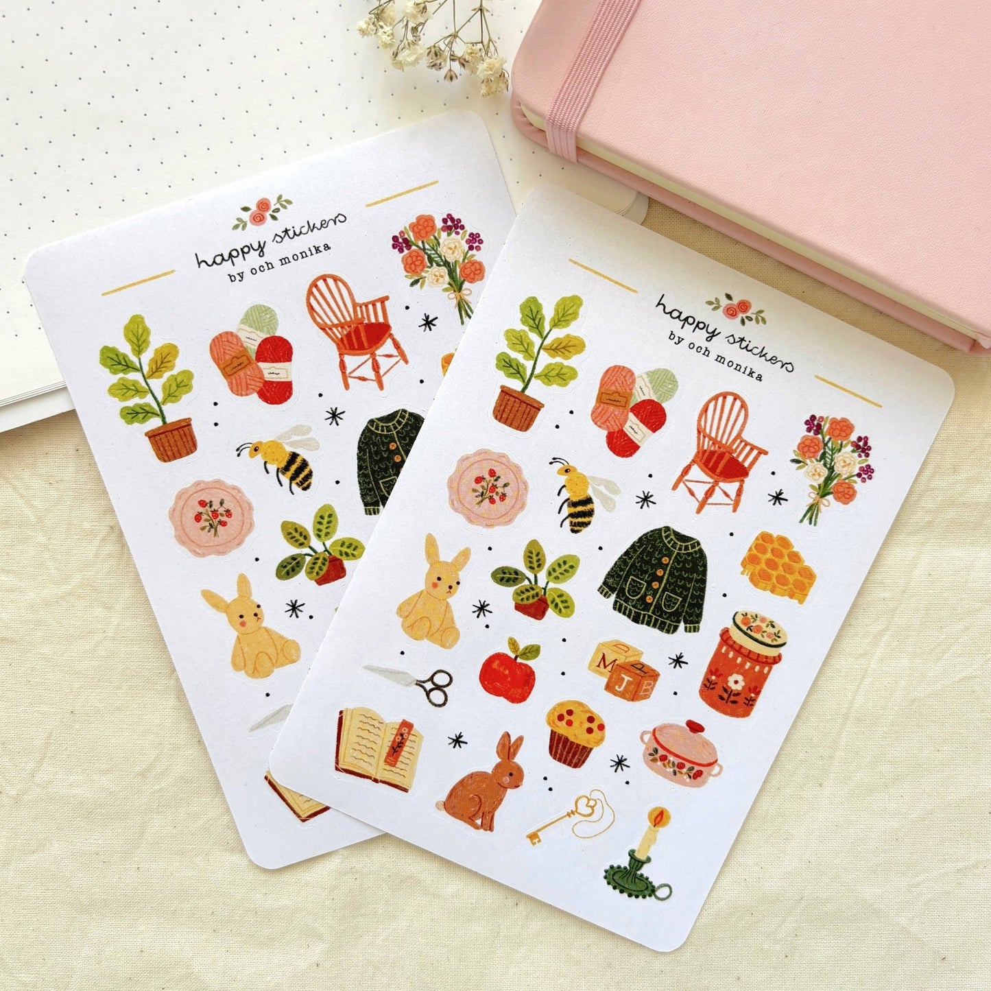 Stickers décoratifs | Och Monika | Sweet Afternoon - Och Monika - millenotes