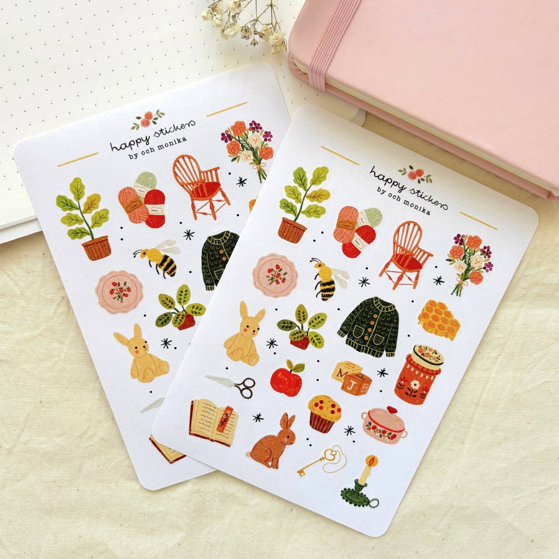 Stickers décoratifs | Och Monika | Sweet Afternoon - Och Monika - millenotes