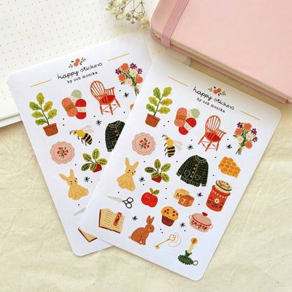 Stickers décoratifs | Och Monika | Sweet Afternoon - Och Monika - millenotes