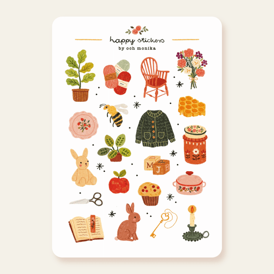 Stickers décoratifs | Och Monika | Sweet Afternoon - Och Monika - millenotes