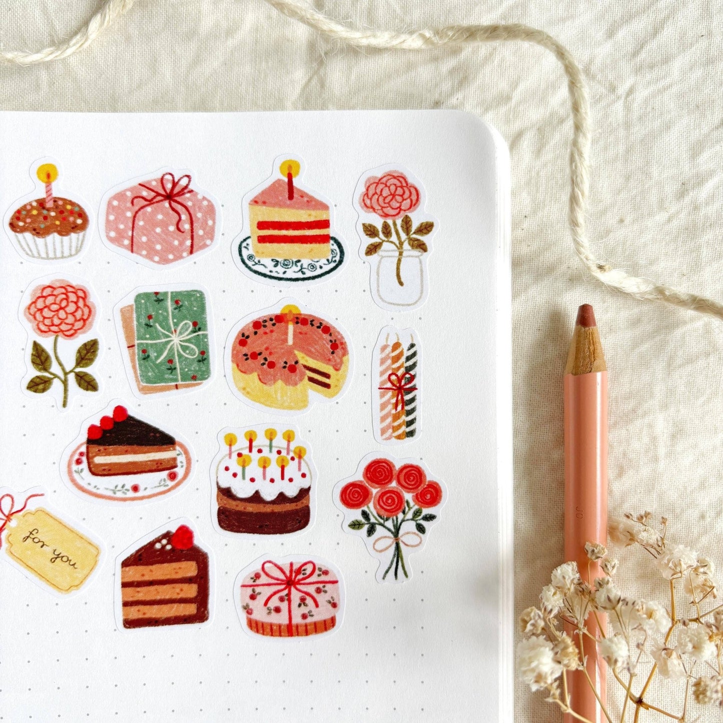 Stickers décoratifs | Och Monika | Sweet Birthday - Och Monika - millenotes
