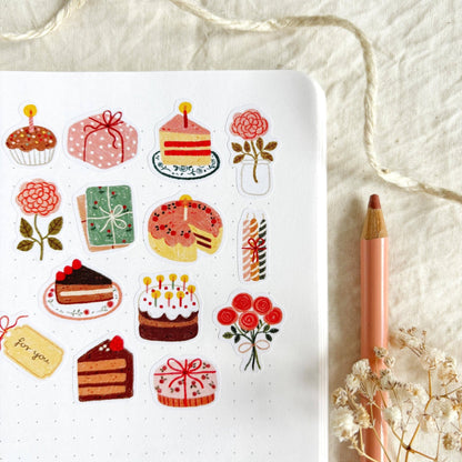 Stickers décoratifs | Och Monika | Sweet Birthday - Och Monika - millenotes