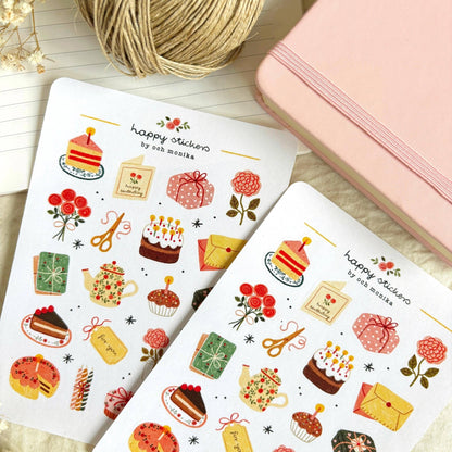 Stickers décoratifs | Och Monika | Sweet Birthday - Och Monika - millenotes