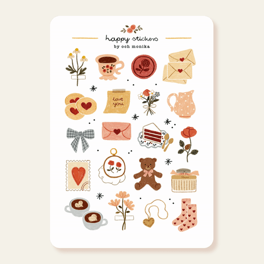 Stickers décoratifs | Och Monika | Sweet Love - Och Monika - millenotes