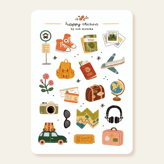 Stickers décoratifs | Och Monika | Traveler - Och Monika - millenotes