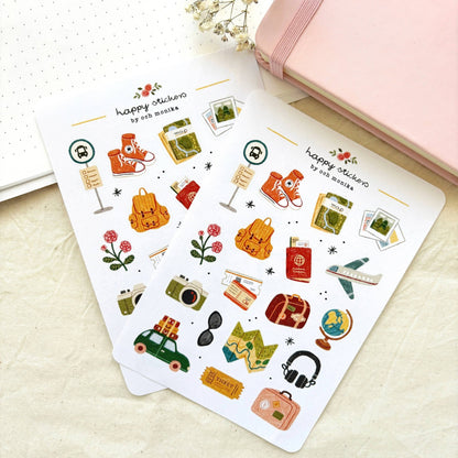 Stickers décoratifs | Och Monika | Traveler - Och Monika - millenotes
