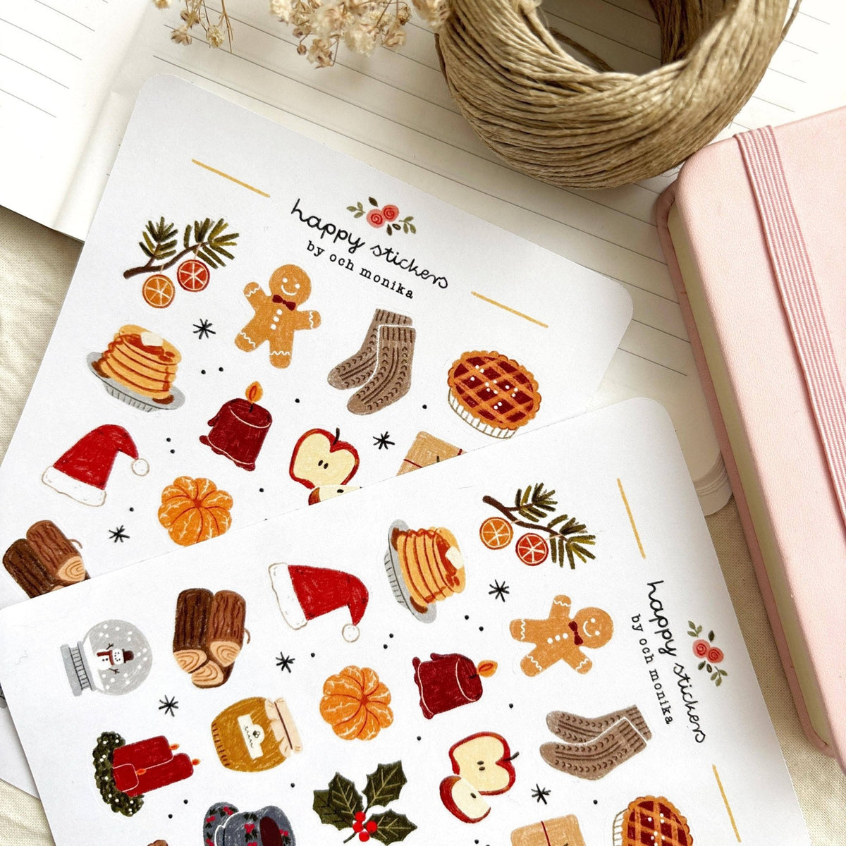 Stickers décoratifs | Och Monika | Warm Wishes - Och Monika - millenotes