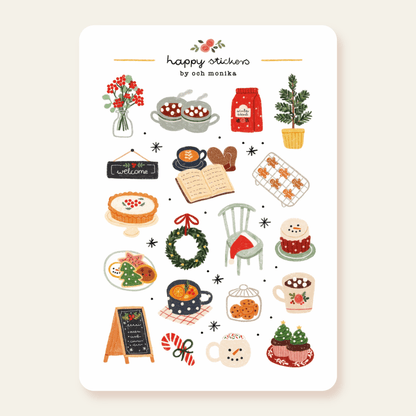 Stickers décoratifs | Och Monika | Winter Café - Och Monika - millenotes
