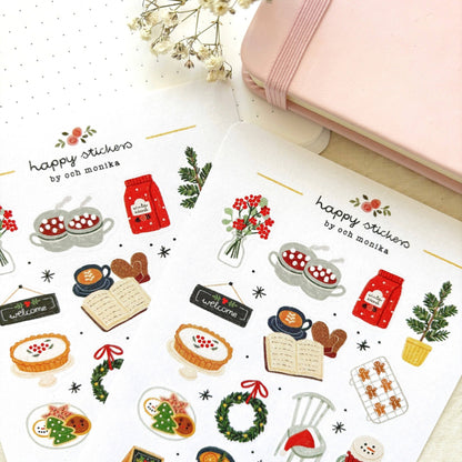Stickers décoratifs | Och Monika | Winter Café - Och Monika - millenotes
