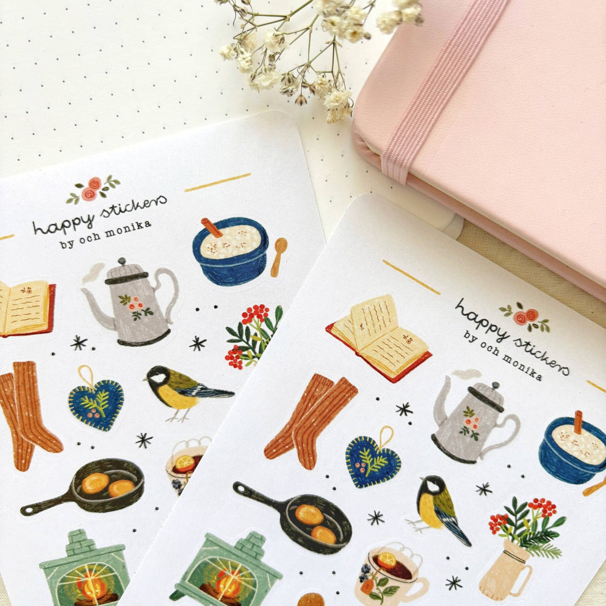 Stickers décoratifs | Och Monika | Winter Morning - Och Monika - millenotes