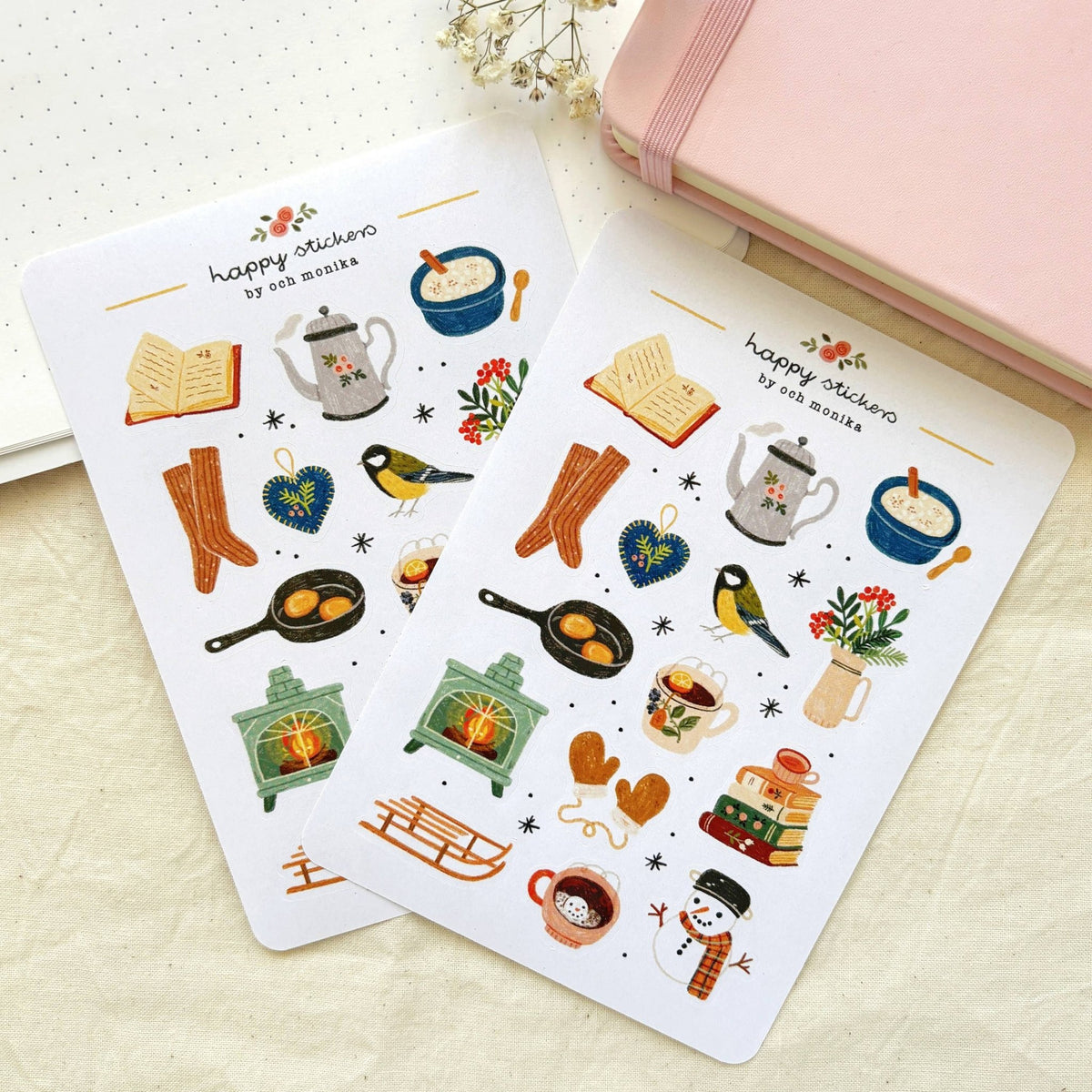 Stickers décoratifs | Och Monika | Winter Morning - Och Monika - millenotes