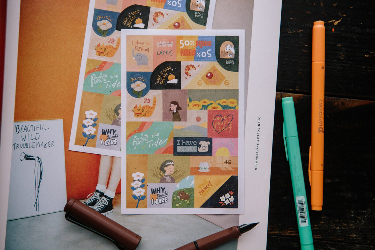 Stickers décoratifs | OURS Studio | Those Little Thoughts - OURS Studio - millenotes