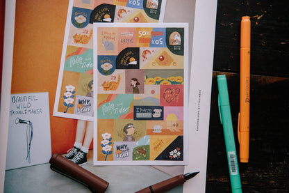 Stickers décoratifs | OURS Studio | Those Little Thoughts - OURS Studio - millenotes