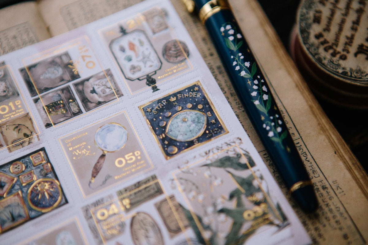 Stickers décoratifs | OURS Studio | Timbres - Museum - OURS Studio - millenotes