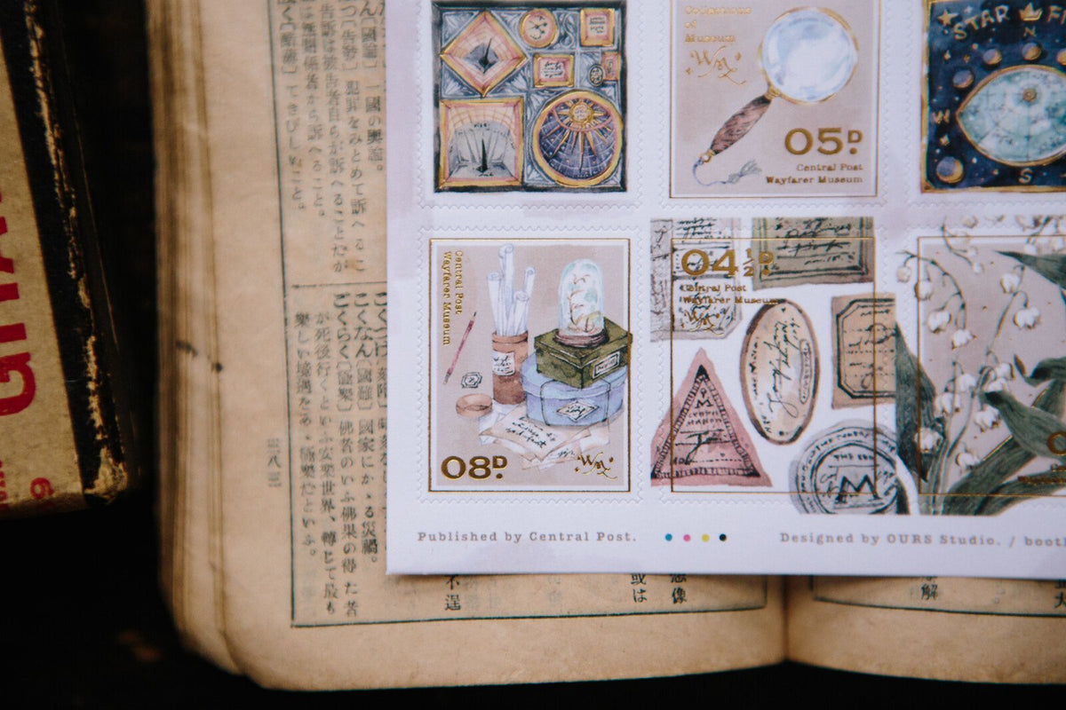 Stickers décoratifs | OURS Studio | Timbres - Museum - OURS Studio - millenotes