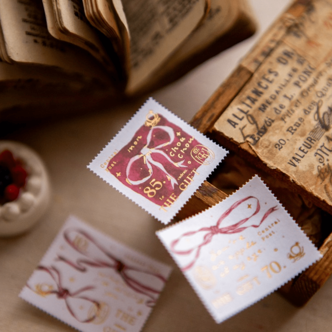 Stickers décoratifs | OURS Studio | Timbres Ribbon Bow - OURS Studio - millenotes