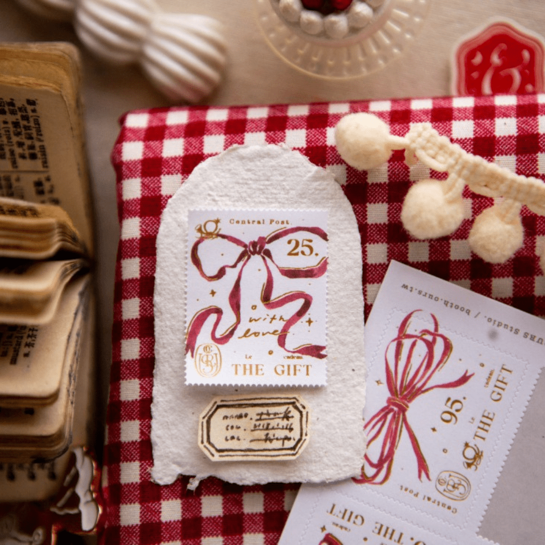 Stickers décoratifs | OURS Studio | Timbres Ribbon Bow - OURS Studio - millenotes