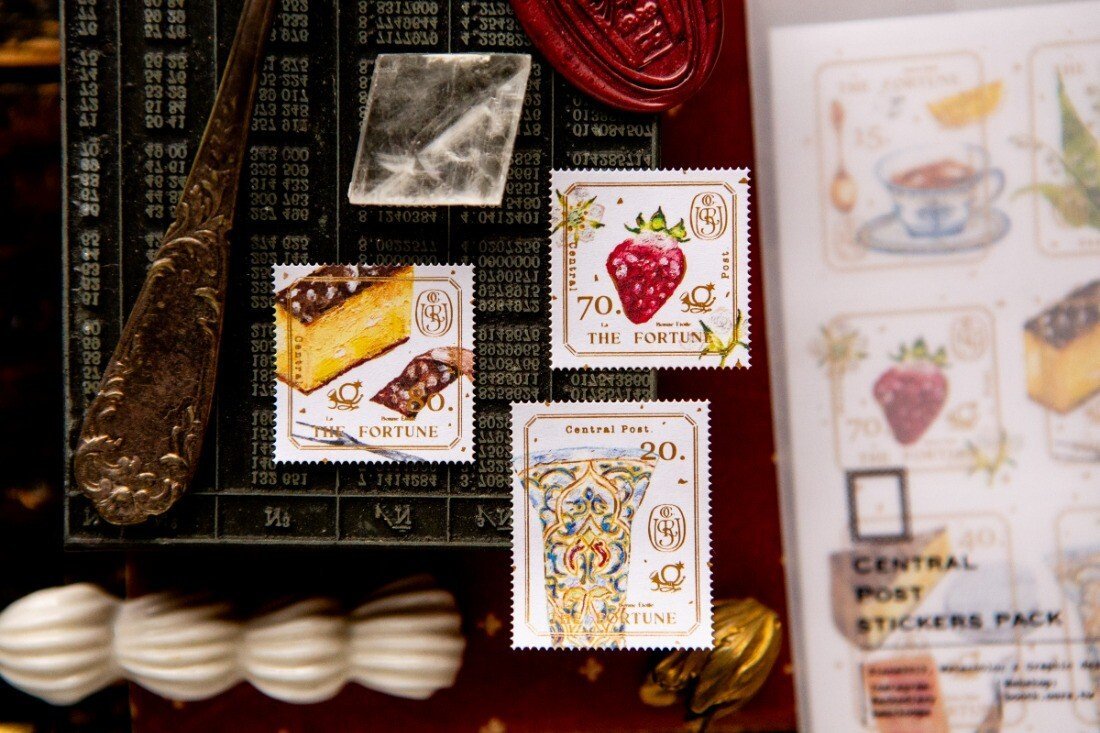 Stickers décoratifs | OURS Studio | Timbres - The Fortune - OURS Studio - millenotes