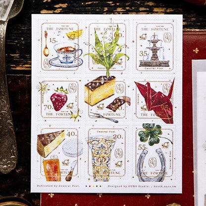 Stickers décoratifs | OURS Studio | Timbres - The Fortune - OURS Studio - millenotes
