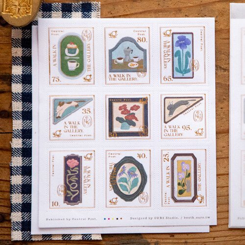 Stickers décoratifs | OURS Studio | Timbres - The Gallery - OURS Studio - millenotes