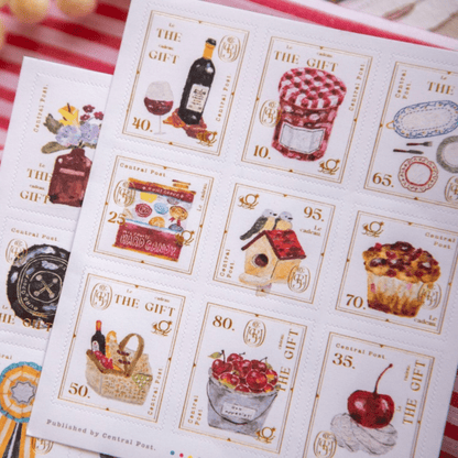 Stickers décoratifs | OURS Studio | Timbres The Gift - OURS Studio - millenotes