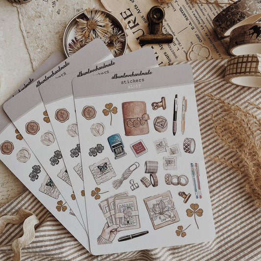 Stickers décoratifs | Papeterie AL567 - albumlovehandmade - millenotes