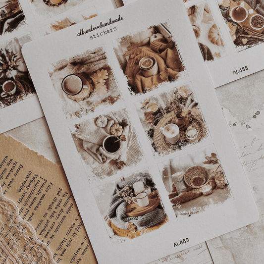 Stickers décoratifs | Set de 3 | Automne Cozy - AlbumHandMadeLove - millenotes