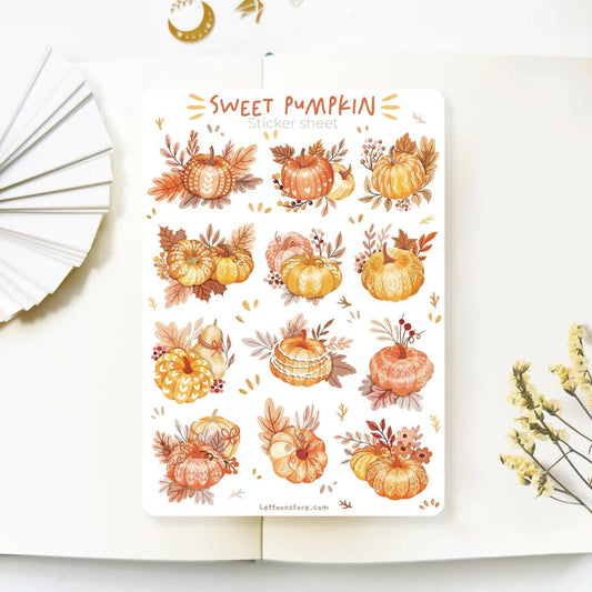 Stickers décoratifs | Sweet Pumpkin - LETTOON - millenotes