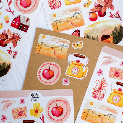 Stickers décoratifs | Wild Pencil Studio | Autumn Afternoon - Wild Pencil Studio - millenotes