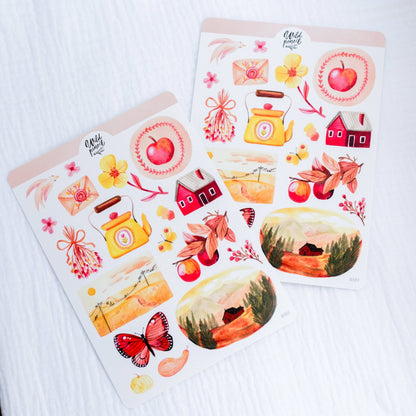 Stickers décoratifs | Wild Pencil Studio | Autumn Afternoon - Wild Pencil Studio - millenotes