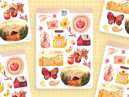 Stickers décoratifs | Wild Pencil Studio | Autumn Afternoon - Wild Pencil Studio - millenotes