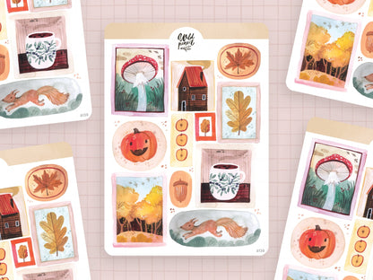 Stickers décoratifs | Wild Pencil Studio | Autumn Stamps - Wild Pencil Studio - millenotes