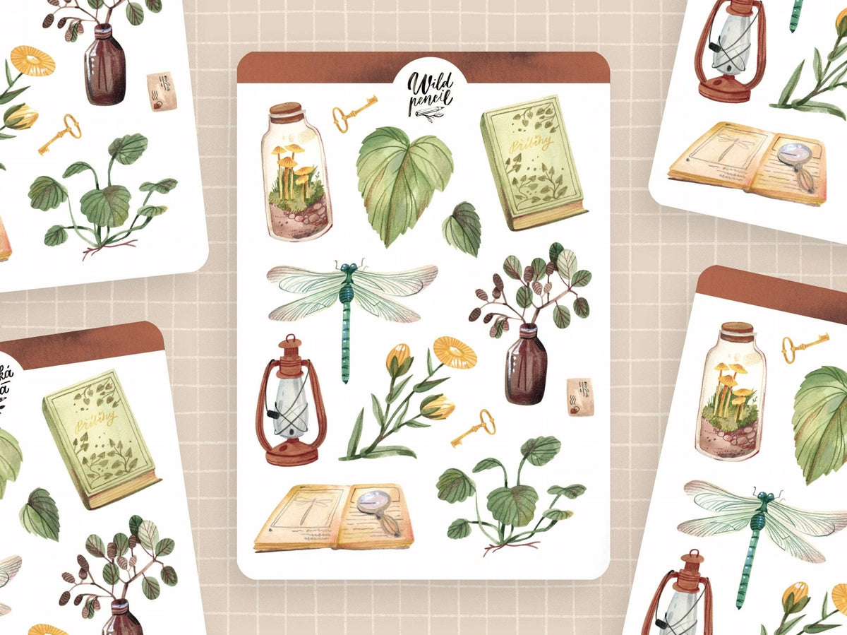 Stickers décoratifs | Wild Pencil Studio | Botanica - Wild Pencil Studio - millenotes