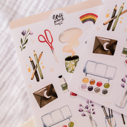 Stickers décoratifs | Wild Pencil Studio | Creativity - Wild Pencil Studio - millenotes