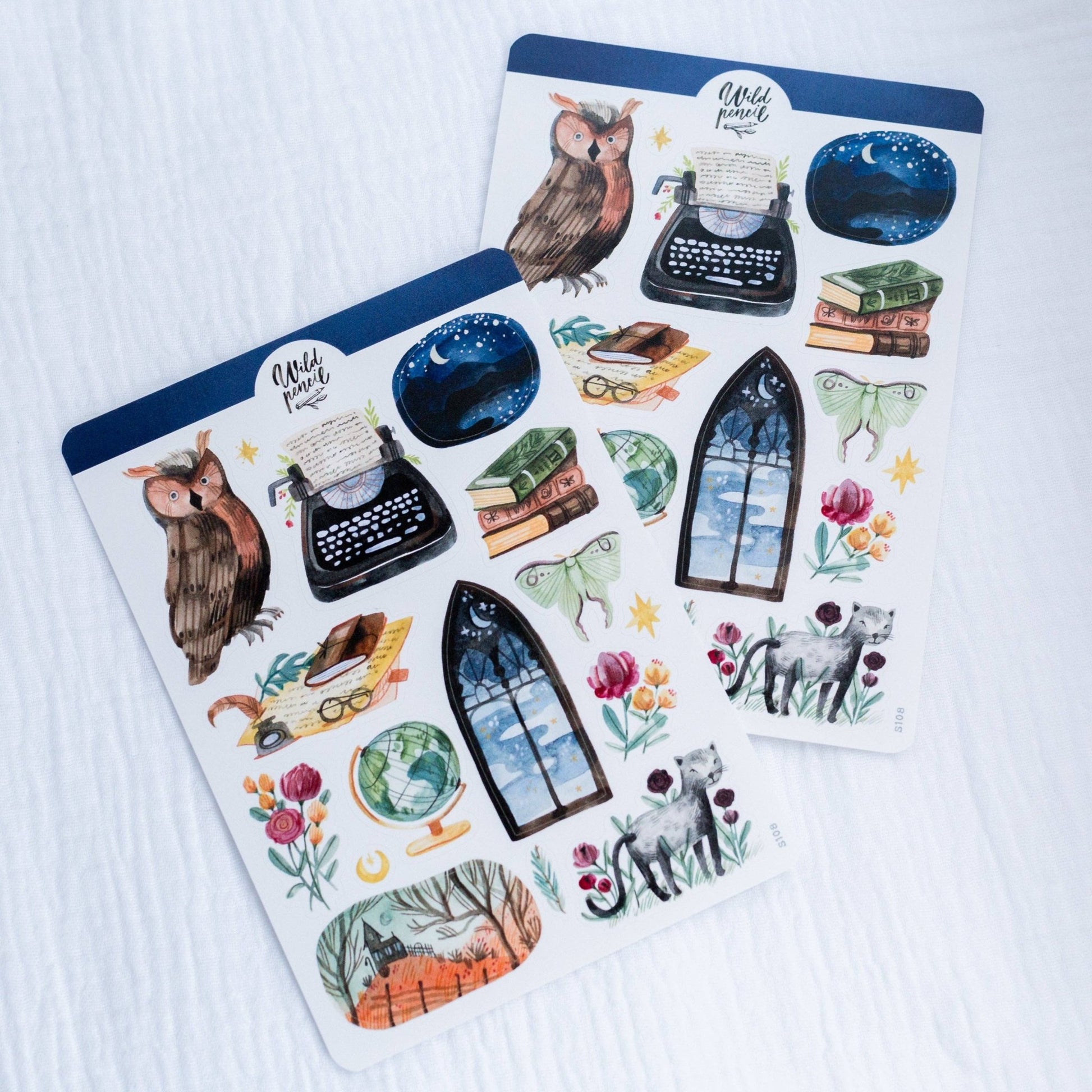 Stickers décoratifs | Wild Pencil Studio | Dark Academia - Wild Pencil Studio - millenotes